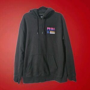 Vans Pride Hoodie Mens XL Black Multilingual Love Graphic Pullover Hoodie